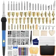 Wood Burning Kit 113pcs Professional Wood Burning Tool 53 Pyrography Tips