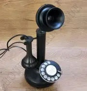 Classic Vintage Rotary Dial Telephone Retro Antique Landline Collectible Phone.