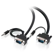 [VGA-MM-30-APS] 30m Slim flexible VGA Cable with 3.5mm Stereo Audio Cable