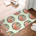 Sushi Food Bath Carpet Sushi Platter Flannel Mat Entrance Door Doormat Home Rug