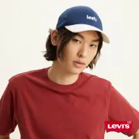 在飛比找momo購物網優惠-【LEVIS 官方旗艦】男女同款 可調式環釦棒球帽/精工刺繡