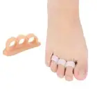 2PC Toe Separators Bunion Corrector Silicone Straightener Orthopedic Toes Spacer