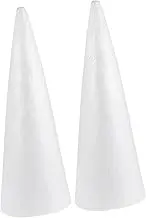 Craft Cone Trees White Solid Foam Cones for Kids Christmas Craft Educational Toy Decorations