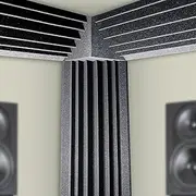 20pcs Studio Acoustic Foam Corner Bass Trap Sound Absorption Treatment Proofing