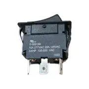 GSW-45 Heavy-Duty Electrical Rocker Switch, SPST, ON-OFF, 20 A/125V AC, Spade