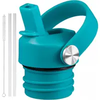 在飛比找蝦皮購物優惠-Hydro Flask 吸管蓋兼容帶吸管的標準口更換蓋,適用
