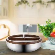 Mixing Bowl Multiuse Container Stainless Steel Basin for Baking Salad Grains