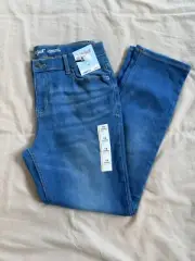 Cat & Jack Sz 16 Teen Boy's Tapered Jeans Adjustable Waist Ultimate Stretch NWT