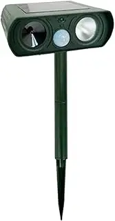 Solar Animal Repeller - Solar Ultrasonic Repeller with Motion Detection,Cat Devices with Motion Sensor for Lawn Farm Garden Patio Control