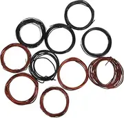10pcs Braided Aluminum Wire Branch Tool Bendable Wire for Crafts Alloy Bonsai Wire Training Wire Bonsai Shaping Aluminum Wire Branch Fixing Wire Money Tree Stem Heavy Wire