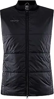 [Craft] Core Light Women's Quilted Vest Black Made from Recycled Polyester