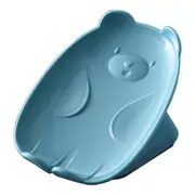 Soap Dish with Drain Bear Soap Holder for Shower Bathroom Self Draining Soap Tray Saver Wall Mount Keep Soap Dry Home