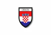 PATCH PATCHES EMBLEM IRON ON GLUE PRINT FLAG world crest croatia