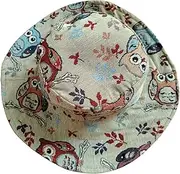 [Generic] Reversible Sun Hat Beach Hat Wide Brim Outdoor UV Protection Hat Foldable Cool Wide Brim Bucket Hat