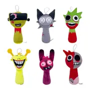 Catzon 6Pcs Game Plush Toys Soft Stuffed Animal Pillow Figure Doll Birthday Gifts for Adult Kids-B