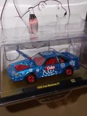 M2 MACHINES 2024 COCA COLA HOLIDAY 1988 FORD MUSTANG GT CHASE 1/750 LMITED