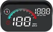 Mellisso M22 Car GPS HUD Head-Up Display USB Speedometer Compass Universal