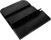 HOMSFOU Hanging Organizer Wall Mount File Holders Vertical Magazine Rack for Classroom and Office Storage Easy Installation with Hanging Straps Space Saving Design Black for Organized