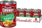 Campbell’s Chunky Soup, Classic Chicken Noodle Soup, 16.1 Oz Can (Case of 8) NEW