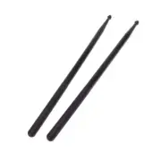 Pair of 5A Drumsticks Stick Nylon for Drum Set Professional Black Q8T6