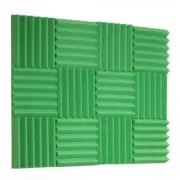 2" Green Acoustic Wedge Soundproofing Studio Foam Tiles 12 Pack