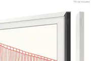 "Samsung Customisable Modern Frame For 55"" Frame TV, White"