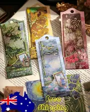 5x Brand New Bookmark Classic Painting Van Gogh Claude Monet Book Marker