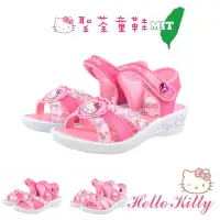 在飛比找momo購物網優惠-【HELLO KITTY】17-23cm童鞋 愛心花邊造型輕