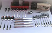 Fine Stainless Tableware Oneida Ltd. Silversmiths 25 Pc Stainless
