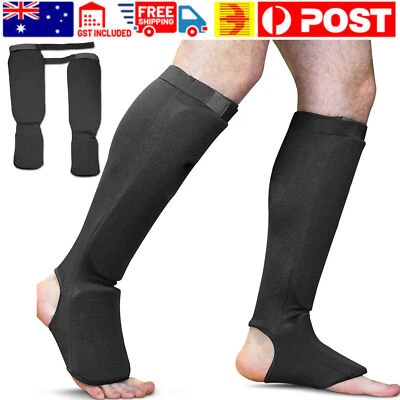 Outdoor Sports Shin Instep Pads Guards Leg/Foot protection Kickboxing shin pads