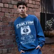 NEW Carlton Blues Mitchell & Ness Shield Crew