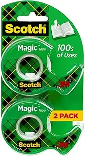 Scotch Magic Tape, 1/2 x 750 Inches, 2-Pack (119SDM-2)