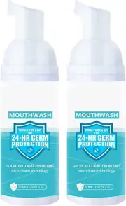 2 Bottle Mouthwash, Calculus Removal, Healing Mouth Ulcers, Eliminating Bad Brea
