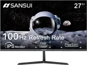 27 Inch Computer Monitor Full HD 1920 X 1080P 100Hz Free SYNC with HDMI, VGA Int