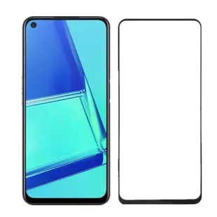 IN7 OPPO A72 (6.5吋) 高清 高透光2.5D滿版9H鋼化玻璃保護貼-黑色