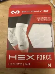 McDavid Adult Hex Force Leg Sleeve Pair Sz Medium