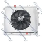 2Row Radiator Shroud Fan Fits 05-13 Toyota Hilux KUN26R KUN16R 1KD Turbo Diesel
