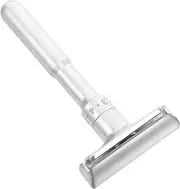 DECORNIJIA Shaped Safety Razor Manual Shaver for Men Vintage Handheld Beard Trimmer Skin Friendly Zinc Alloy Design for Sensitive Skin Electricity Shaving Anytime Anywhere