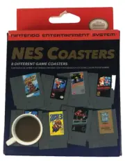 NES Beverage Coasters Nintendo Entertainment System Mario Zelda 8 different game