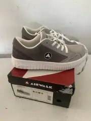 Airwalk Womens Safety Camino Composite Toe Eh Work Shoe Gray/Gray - Aw6100. NWB.