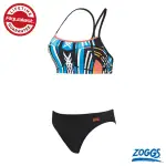 【ZOGGS】女性AQUALAST 幾何拼接兩件式泳衣(競賽泳衣/訓練泳衣/鐵人泳衣/三鐵泳衣)