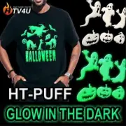 HT Puff Glow in The Dark Heat Transfer Vinyl For T-Shirts 20"x 12" Sheet