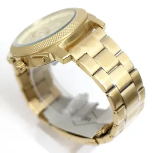 FOSSIL FS5193 手錶 45mm 大錶面 金色金錶 三眼計時 男錶女錶