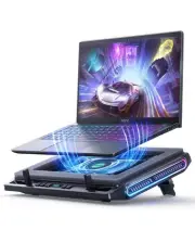 llano V10 Gaming Laptop Cooler, RGB Laptop Cooling Pad Stand with Powerful Turbo