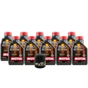 10L Motul 8100 ECO-LITE 5W30 Wix XP Filter Motor Oil Change Kit API SP