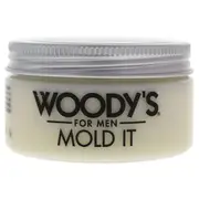 Woodys Mold It Medium Hold Matte Styling Paste by Woodys for Men - 3.4 oz Paste