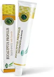 Spring Leaf Eucalyptus Propolis Toothpaste with Fluoride 120g - Eliminate Bad Breath & Improves Dental Health - Refreshing Mint Flavour