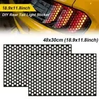 48x30cm Honeycomb Car Sticker Universal Taillight Decals Auto Wrap Decoration