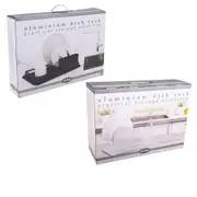 D.Line Aluminium Dish Rack with Draining Board - White