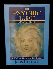 The Psychic Tarot Oracle Deck John Holland 65 Cards and Guidebook in Box